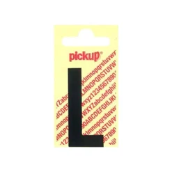 Pickup - Étiquette autocollante - 150 mm - Lettre L - noir mat