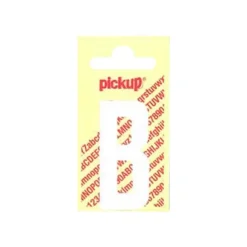 Pickup - Étiquette autocollante - 90 mm - Lettre B - blanc mat