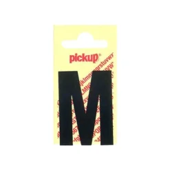Pickup - Étiquette autocollante - 90 mm - Lettre M - noir mat