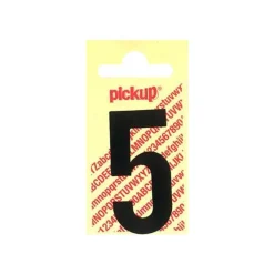 Pickup - Étiquette autocollante - 150 mm - Chiffre 5 - noir mat