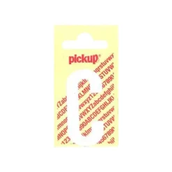 Pickup - Étiquette autocollante - 150 mm - Lettre C - blanc mat