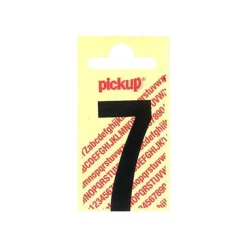 Pickup - Étiquette autocollante - 90 mm - Chiffre 7 - noir mat