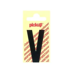 Pickup - Étiquette autocollante - 150 mm - Lettre V - noir mat
