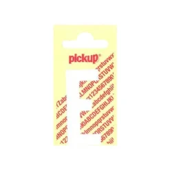 Pickup - Étiquette autocollante - 150 mm - Lettre E - blanc mat