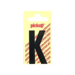 Pickup - Étiquette autocollante - 90 mm - Lettre K - noir mat