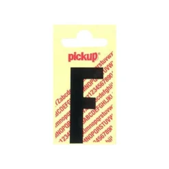 Pickup - Étiquette autocollante - 90 mm - Lettre F - noir mat
