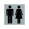 Pickup Alulook - Pictogramme Toilettes - 80 x 80 mm