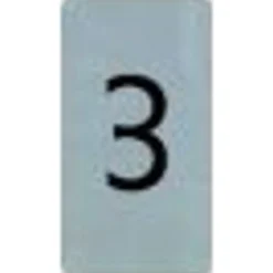 Pickup Alulook - Étiquette autocollante - 60 x 44 mm - Chiffre 3
