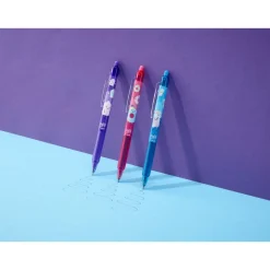 Pilot Frixion Ball Clicker SWEET PARADISE corps rose - roller effaçable - 0,7mm - encre bleu