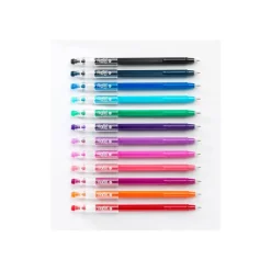 Pilot FriXion Ball Stick - 6 Rollers effaçables - couleurs froides assorties