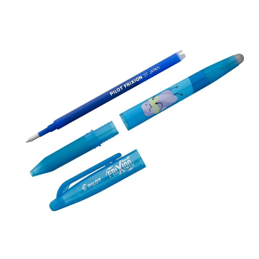 Pilot Frixion Ball SWEET PARADISE corps rose - roller effaçable - 0,7mm - encre bleu