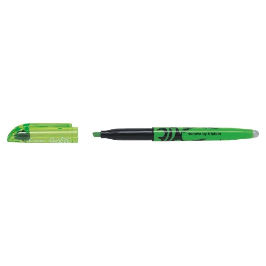 Pilot FriXion Light - Pack de 4 surligneurs - vert, jaune, orange, rose