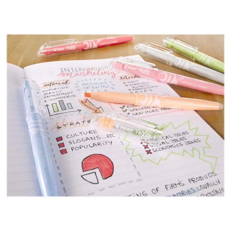 Pilot FriXion Light Natural - Surligneur effaçable - orange pâle