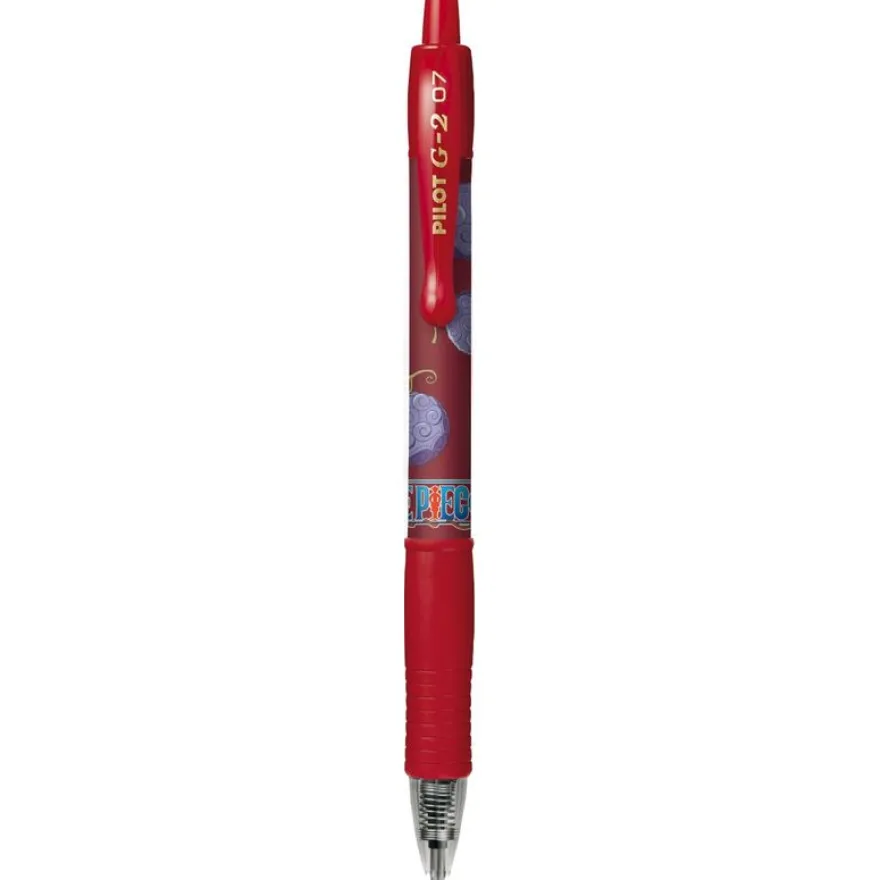 Pilot G-2 ONE PIECE - Roller encre gel rétractable - 0,7 mm - rouge