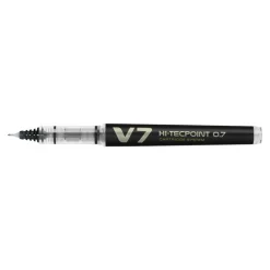 Pilot Hi-Tecpoint V7 - Roller rechargeable - 0,7 mm - noir