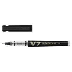 Pilot Hi-Tecpoint V7 - Roller rechargeable - 0,7 mm - noir