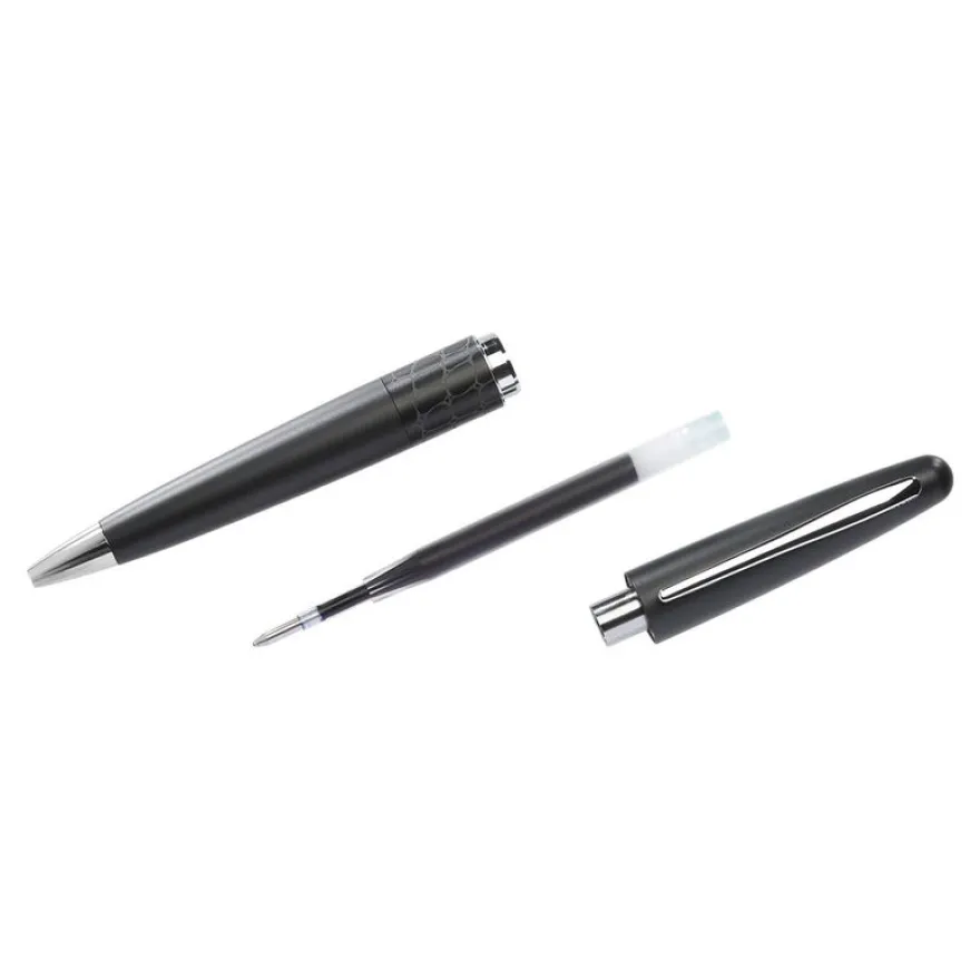 Pilot Retro Pop - Roller noir / crocodile - pointe 0,7 mm