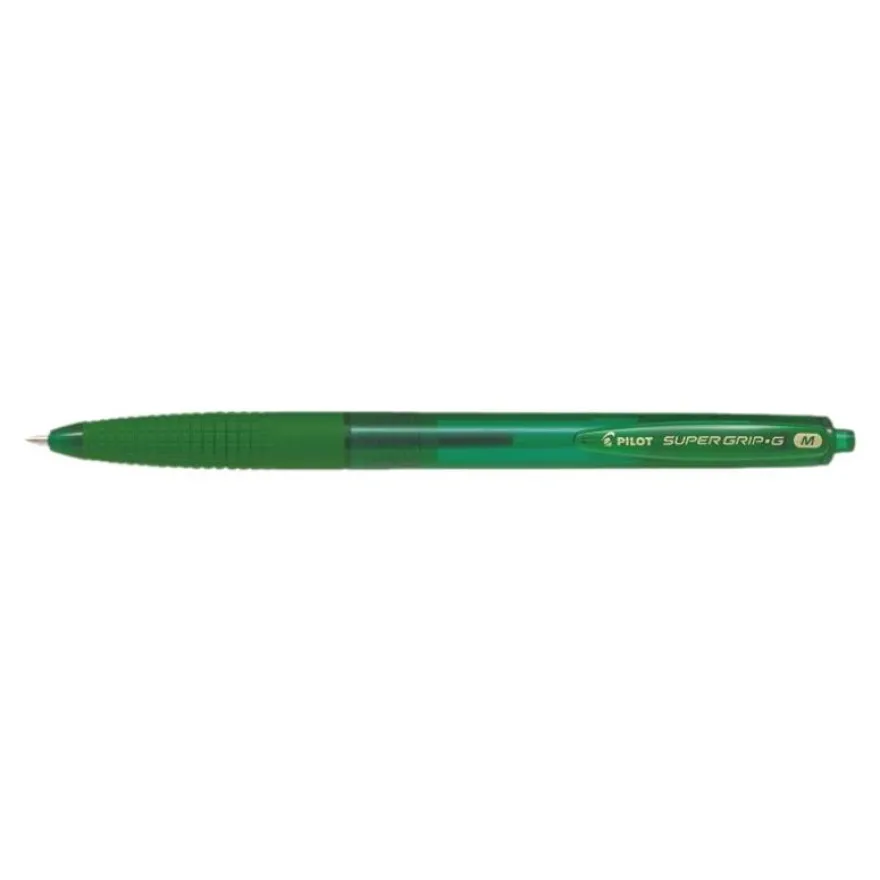 Pilot Super Grip-G - Stylo à bille - vert - encre à huile - 1 mm - rétractable