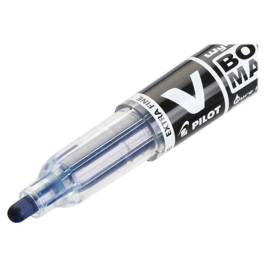 Pilot V BOARD MASTER S - Marqueur effaçable - pointe extra fine - bleu