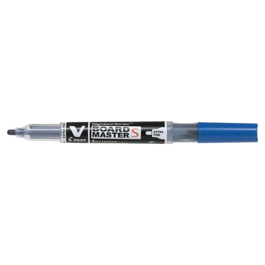 Pilot V BOARD MASTER S - Marqueur effaçable - pointe extra fine - bleu