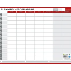 Planning Hebdo & Annuel Civil - 32 x 42 cm - Bouchut
