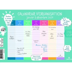 Planning hebdomadaire - 18 x 23 cm - Oberthur
