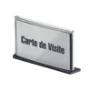 Plaque de signalisation Cinatur - Format carte de visite - Antracite