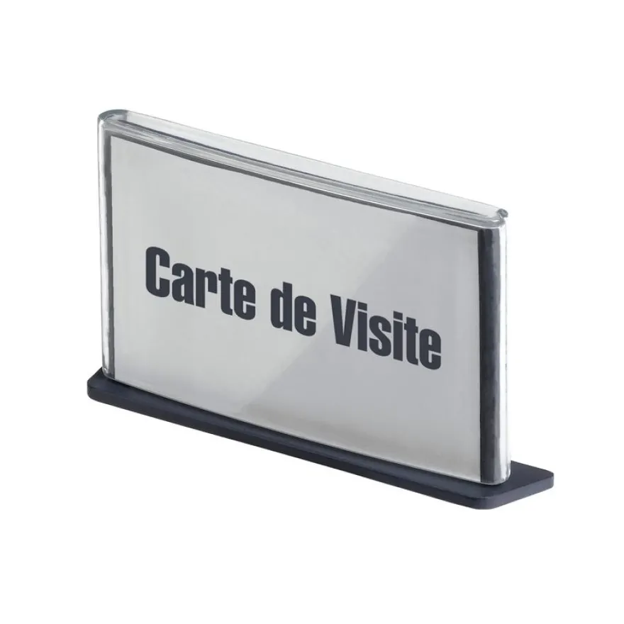 Plaque de signalisation Cinatur - Format carte de visite - Antracite