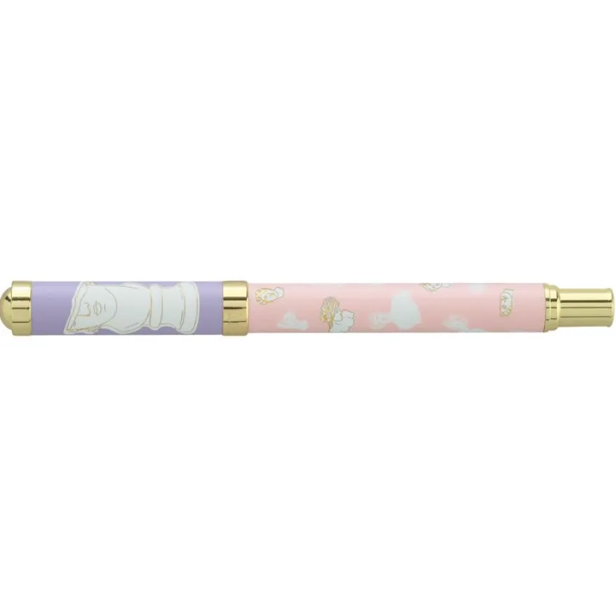 Plume ENZO VARINI "Palazzo Greek Têtes" coloris rose & violet