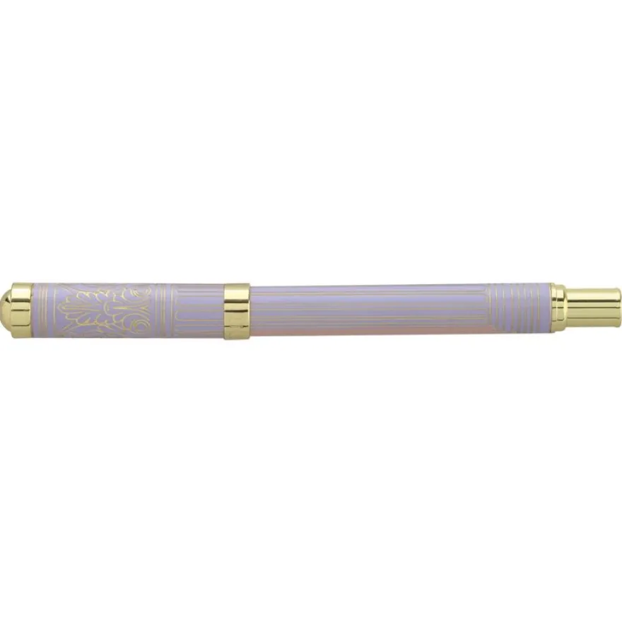 Plume ENZO VARINI "Palazzo Greek Colonnes" coloris rose & violet