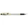 Plume ENZO VARINI "Taormina XL Bugs" motifs papillons coloris gris clair