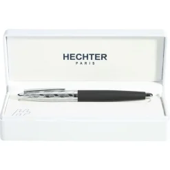 Plume HECHTER PARIS "Alliance Quadrillage" coloris noir