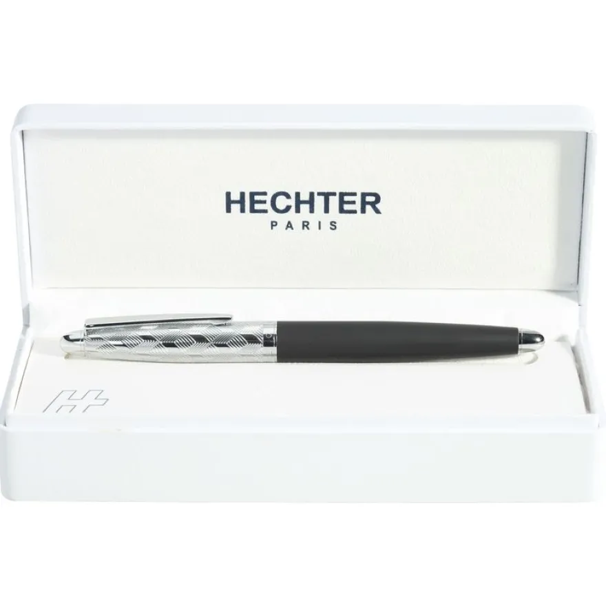 Plume HECHTER PARIS "Alliance Quadrillage" coloris noir