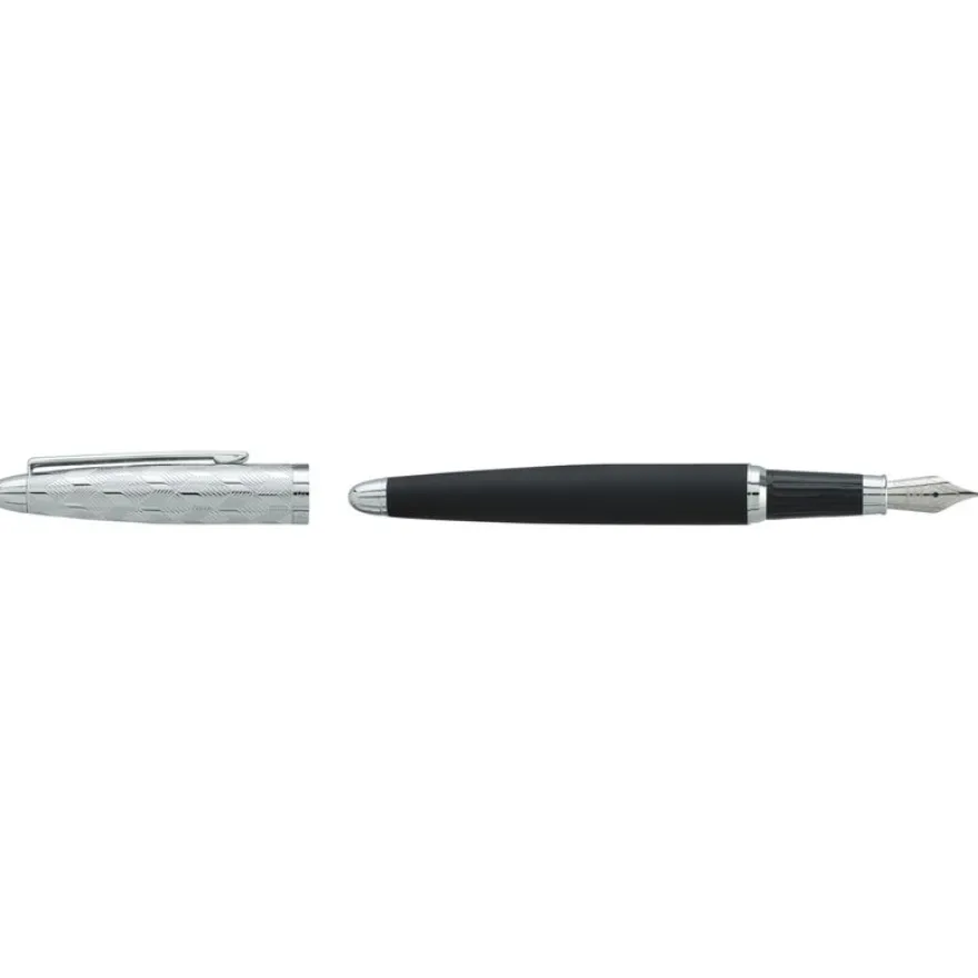 Plume HECHTER PARIS "Alliance Quadrillage" coloris noir