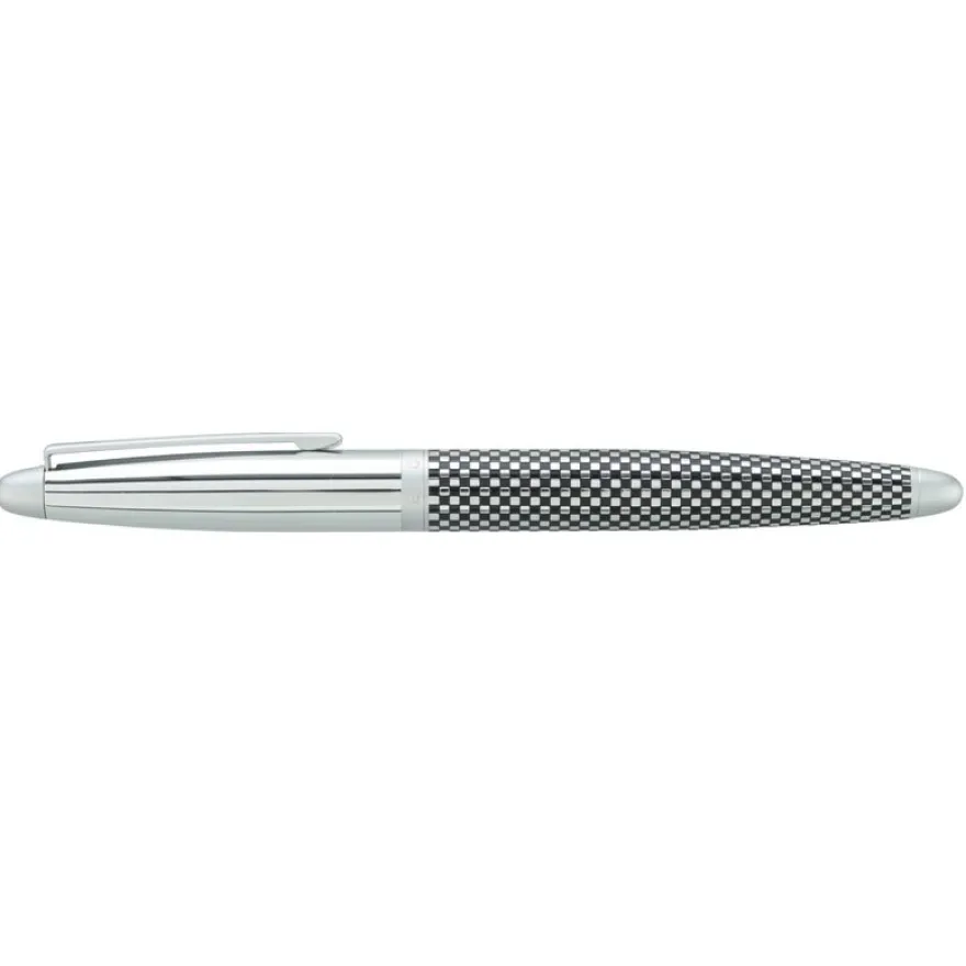 Plume HECHTER PARIS "Alliance Quadrillage" coloris silver
