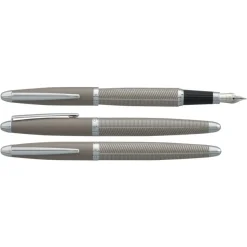 Plume HECHTER PARIS "Alliance Rayures" coloris gris