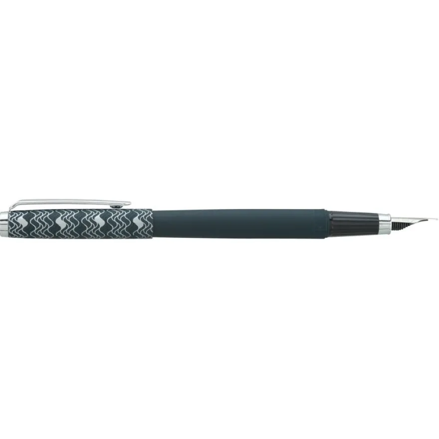 Plume HECHTER PARIS "Avenue Hoche Wave" coloris gris