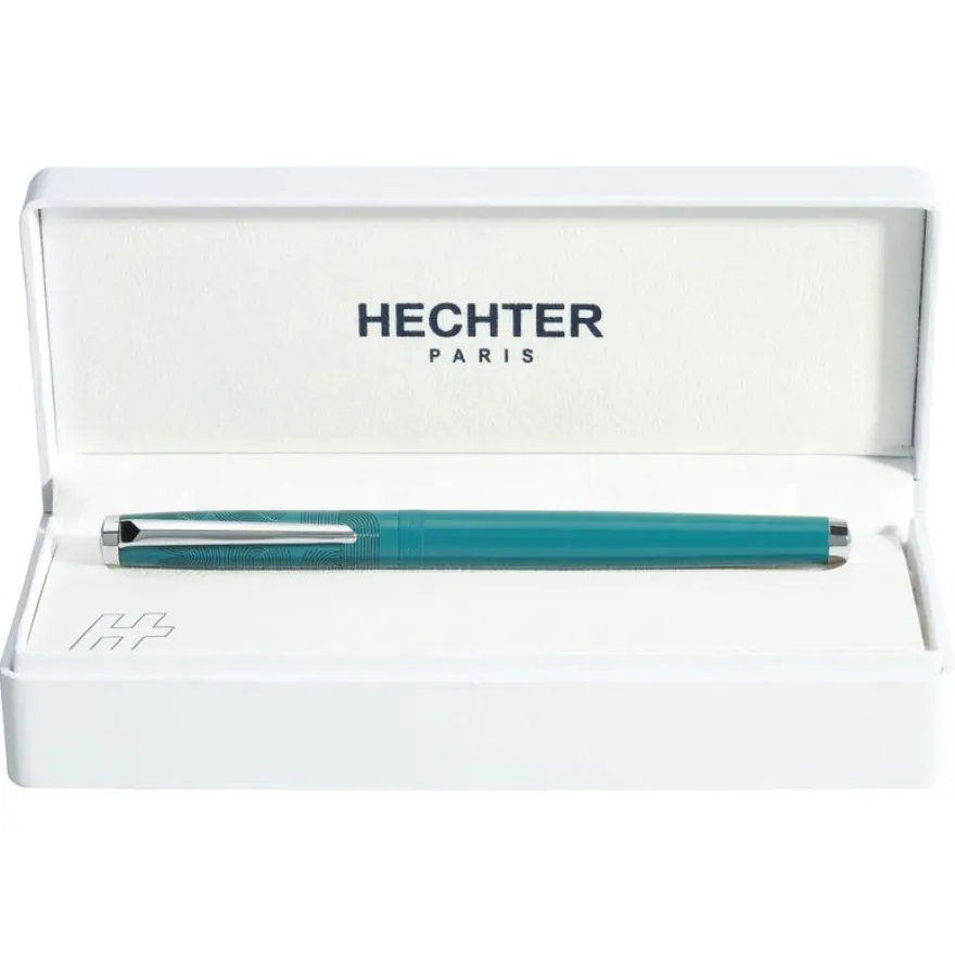 Plume HECHTER PARIS "Avenue Hoche Wave" coloris vert d'eau
