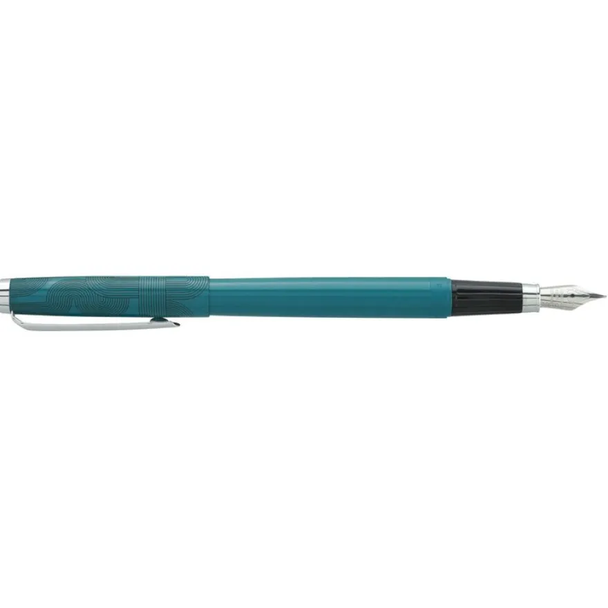 Plume HECHTER PARIS "Avenue Hoche Wave" coloris vert d'eau