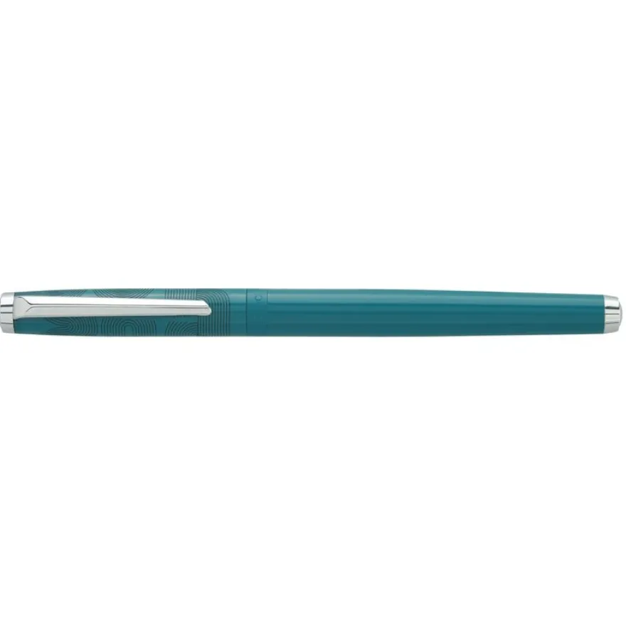 Plume HECHTER PARIS "Avenue Hoche Wave" coloris vert d'eau