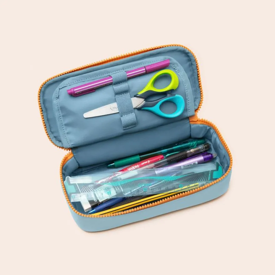 Plumier scolaire Louis - 22 x 10 x 6 cm - 1 compartiment - disponible dans différentes couleurs - Biopic