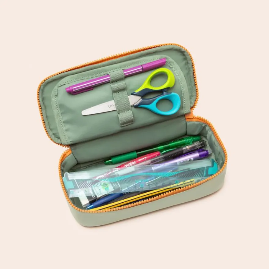 Plumier scolaire Louis - 22 x 10 x 6 cm - 1 compartiment - disponible dans différentes couleurs - Biopic