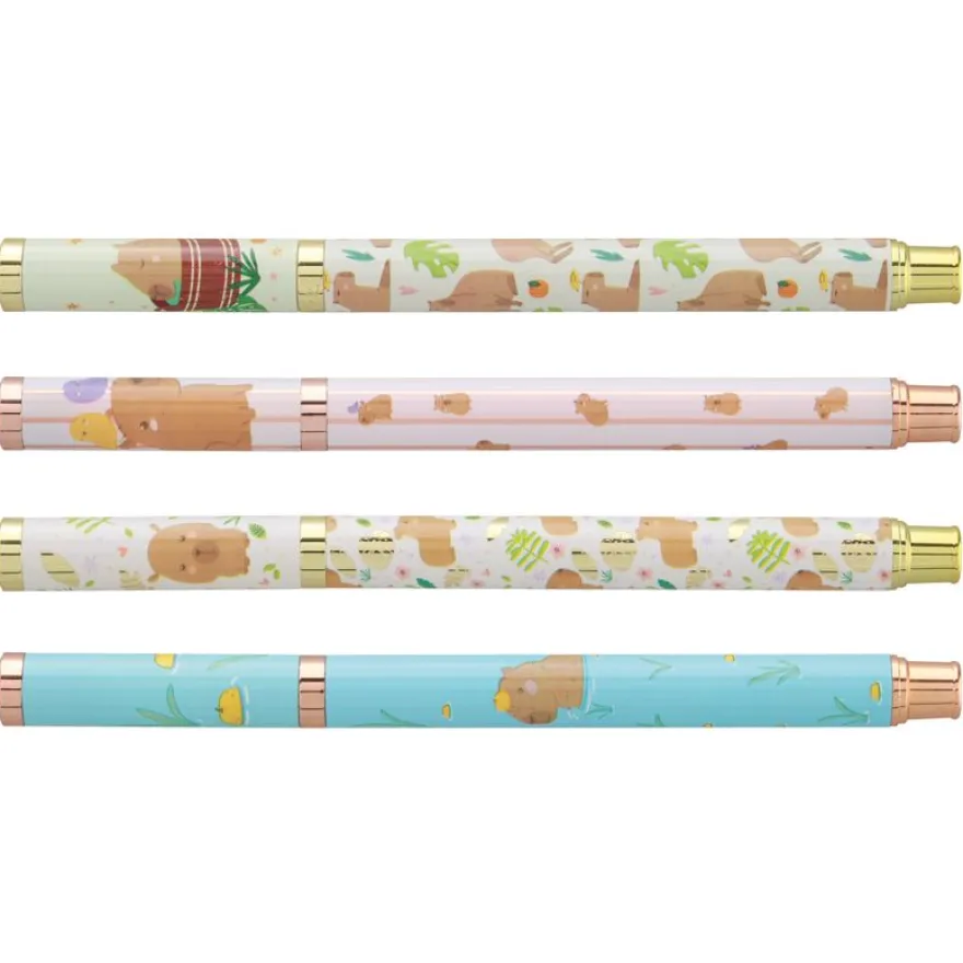 Plumink métal INK "Capymood" 4 motifs assortis