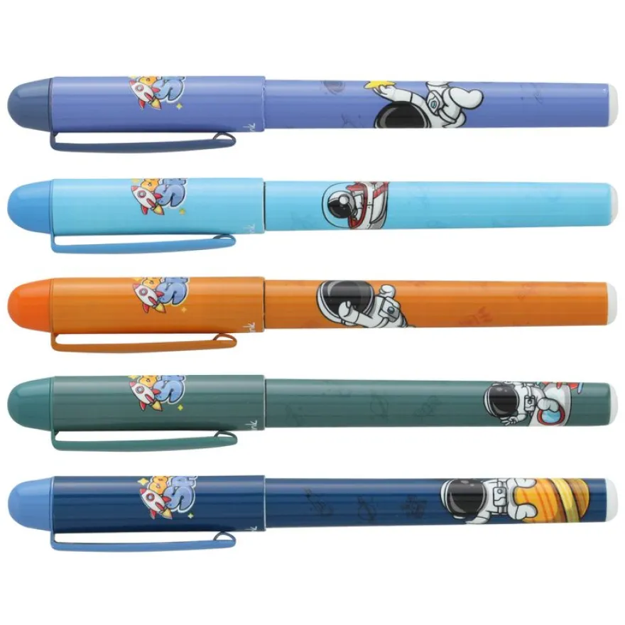 Plumink plastique INK "Cosmospace" 5 designs assortis