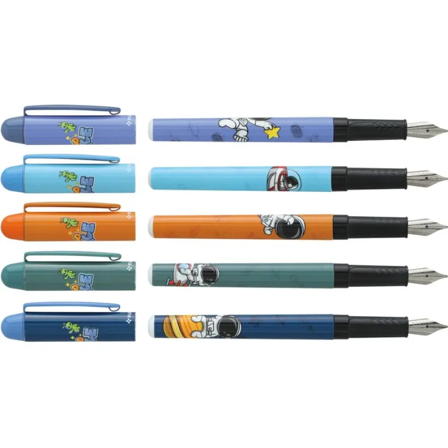 Plumink plastique INK "Cosmospace" 5 designs assortis
