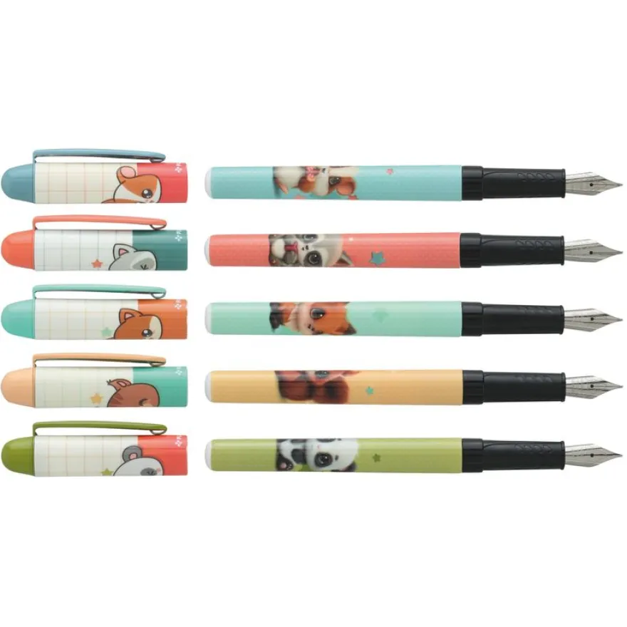 Plumink plastique INK "Fluffy's" 5 designs assortis