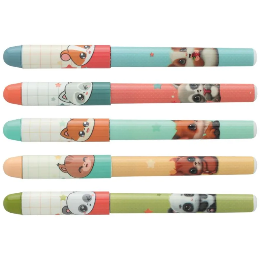 Plumink plastique INK "Fluffy's" 5 designs assortis