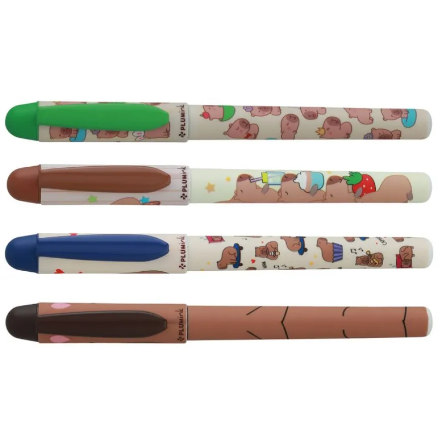 Plumink plastique INK Lazycapy 4 designs assortis