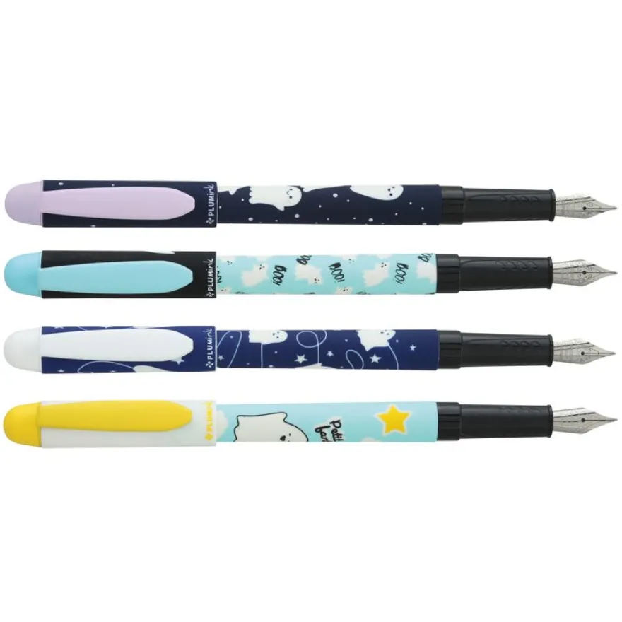 Plumink plastique INK Petit fantôme 4 designs assortis