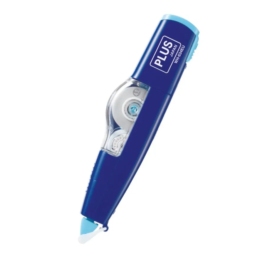 PLUS - Ruban correcteur rechargeable WH-634EU - 6 m x 4,2 mm - Bleu